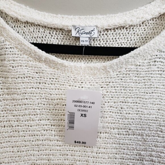 NEW * Kismet Summer Knit Dolman Sleeve Sweater XS - Picture 6 of 8